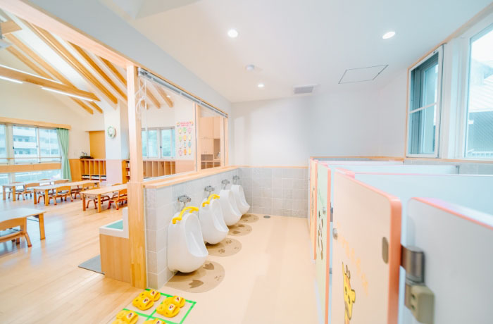 清潔感のある新しいトイレを設置